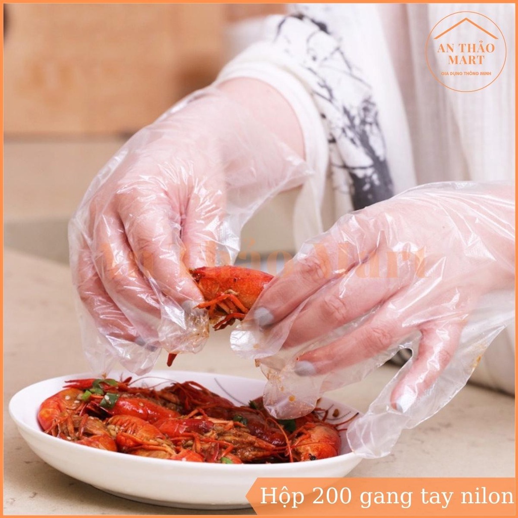 Hộp 200 Găng Tay Nilong Đa Năng
