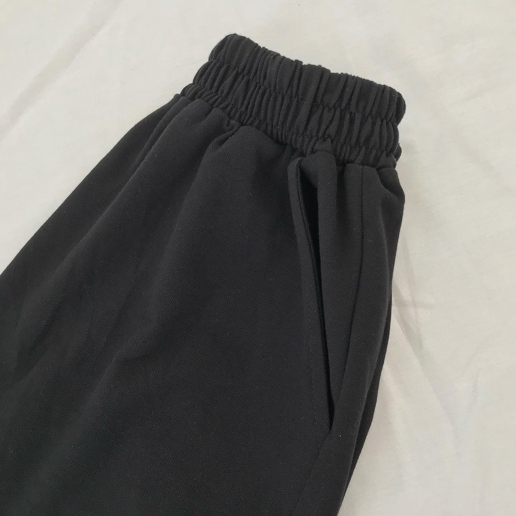 Set Đồ Bộ Nữ Form Rộng Set Áo Phông Polo Tay Ngắn Kèm Quần Short Thun Ống Rộng Lưng Chun Basic Chất Vải Da Cá BONIN 7197