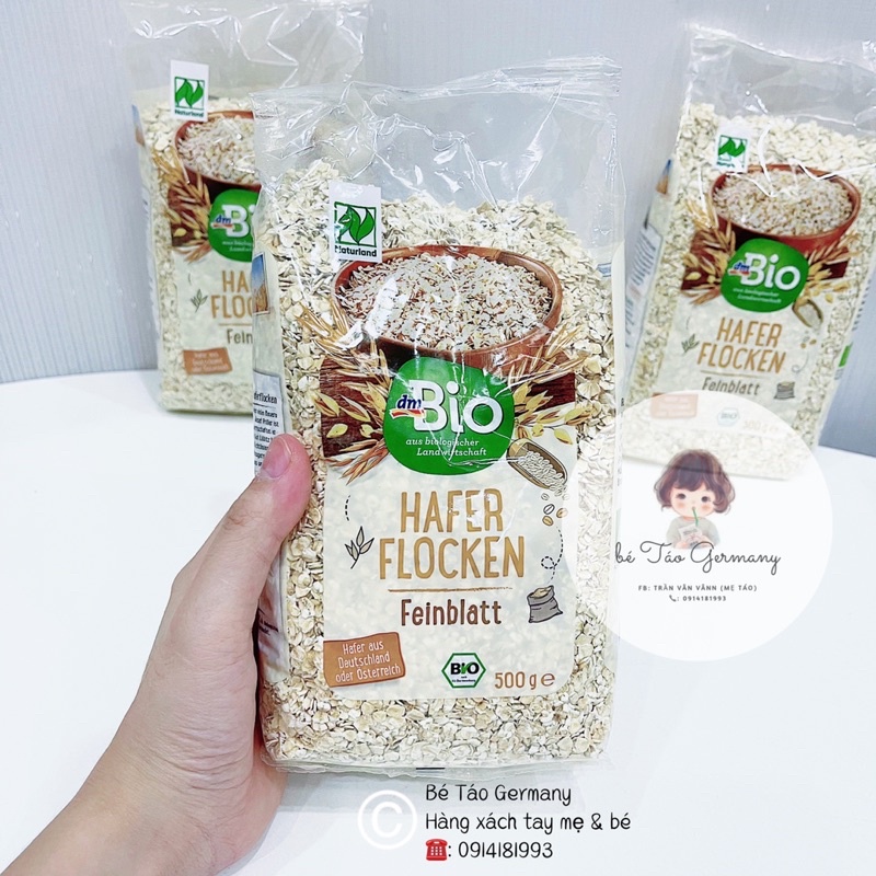 Yến mạch Đức Hafer Flocken - 500g