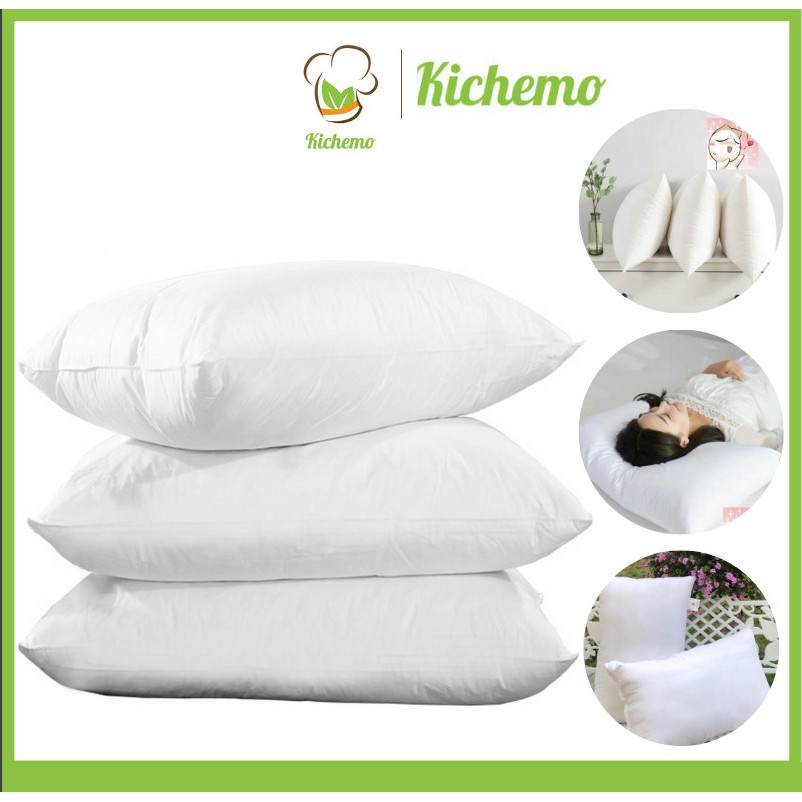 Ruột Gối Bông Tinh Khiết hàng cao cấp gối phồng nặng 1000g_CG01