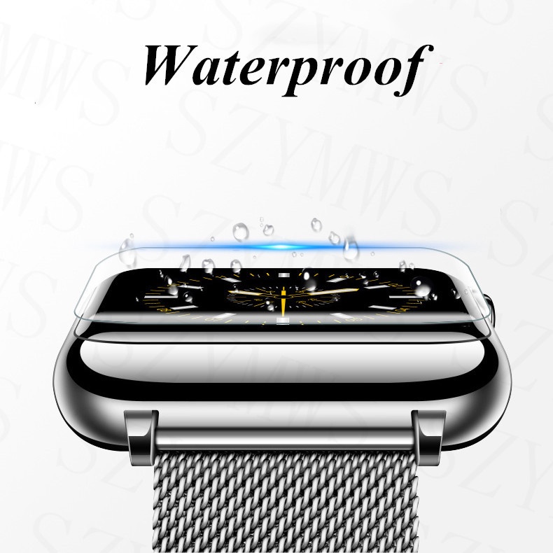 Miếng Dán Hydrogel Mềm Bảo Vệ Màn Hình Cho Apple Watch Series 7 6 5 4 3 2 1 45mm 44mm 42mm 40mm 38mm