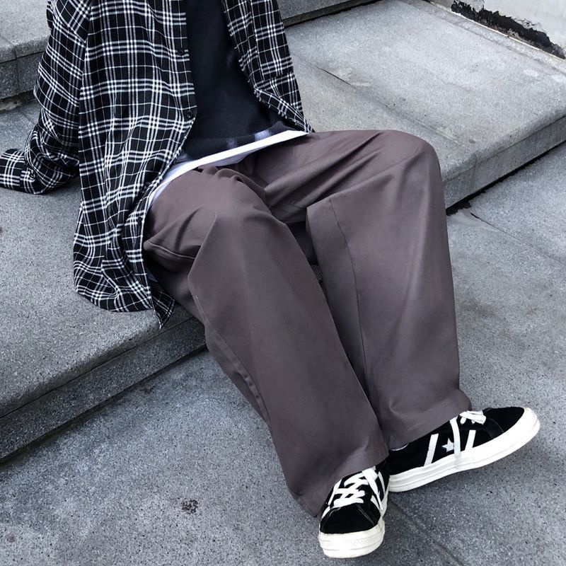 Quần Dài Ống Rộng Phong Cách Retro Harajuku 19118 Cho Nam Nữ