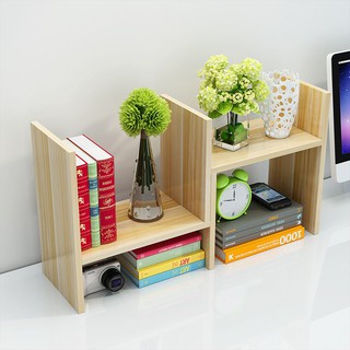 Kệ sách để bàn bằng gỗ 5 ngăn