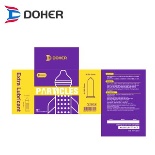 Bao cao su DOHER Particles 3in1 Hộp 3 cái