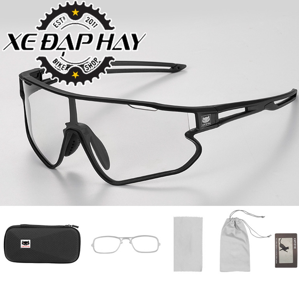 Kính Đi Xe Đạp Chính Hãng CATEYE | Model Kính Đổi Màu Chống Tia UV, Tự Chuyển Màu Để Bảo Vệ Mắt