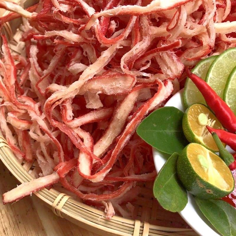 🐙 300g Mực Khô Xé Sợi Rim Nước Dừa🌴