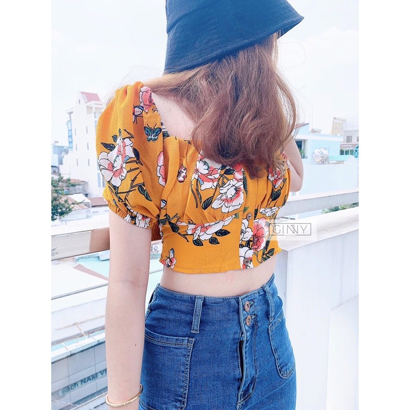 Áo Croptop Nữ Hoa Nhí TH-01 ULZZANG