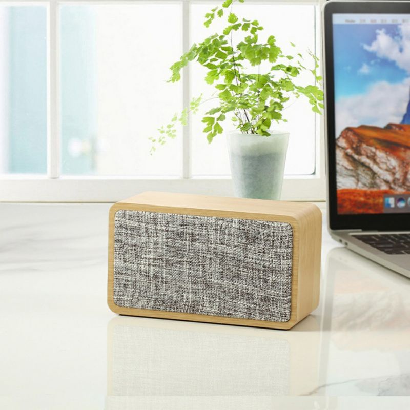Loa Bluetook Không Dây Thiết Kế Vỏ Gỗ Q2 Thiết Kế Đẹp Mắt Âm Siêu Trầm