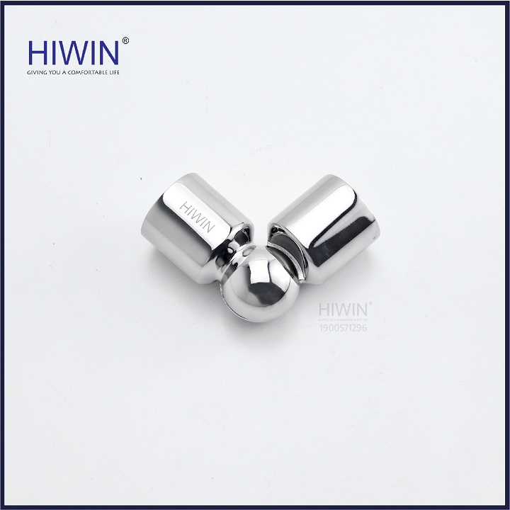 Chuyển góc đa hướng phòng tắm kính inox 304 mặt gương dùng cho ống phi 25 HIWIN SB-616