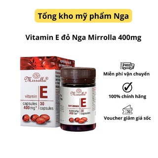 Vitamin E đỏ Nga Mirrolla 400mg