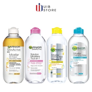 Nước tẩy trang Garnier micellar cleansing water 400ml cho mọi loại da