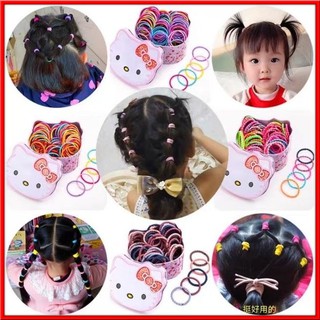 Dây buộc tóc cho bé gái loại tốt - Set 10 chiếc
