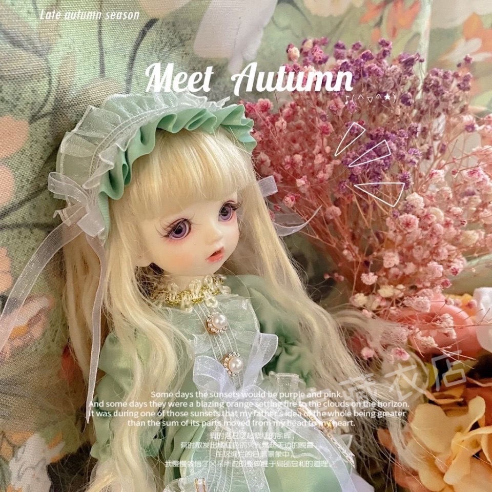 Phong Cách Nóng Bỏng! {Lolita Tea Honey Đầm Công Chúa} bjd Six-Set Váy Dự Tiệc Ngọt Ngào Phong Cách Cung Điện Tinh Tế Đầm Công Chúa Kiểu Dáng Ngọt Ngào Xinh Xắn Cho Bé Gái 8.3 Tuổi