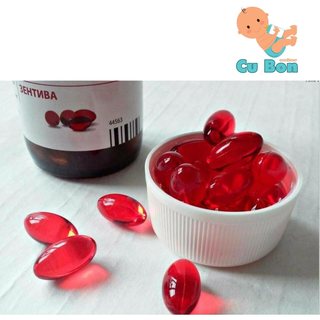 Vitamin E đỏ Nga 400mg 30 viên tốt cho sức khỏe đẹp da chống lão hóa tốt cho mắt