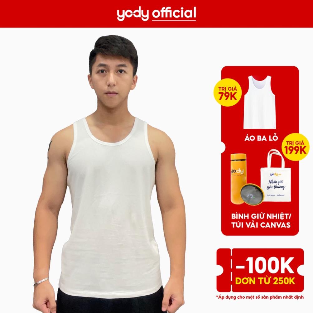 Áo ba lỗ Yody nam chất liệu cotton mềm mại thoáng mát New
