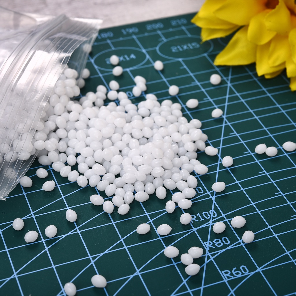 Túi 100g Bột Nhựa Polymorph Trắng Gấp Lại Được Thân Thiện Với Môi Trường Dùng Để Trang Trí Nhà DIY