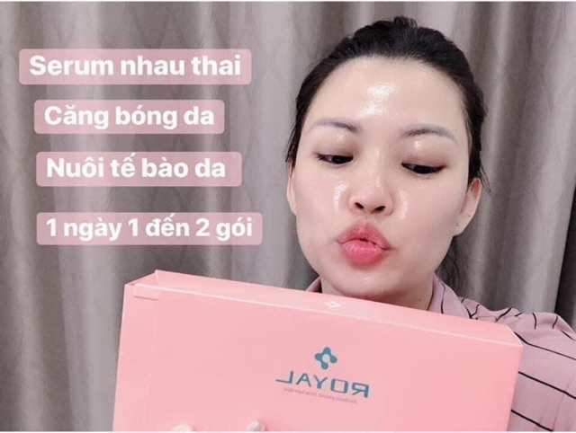 [Mã LAOR21N06 hoàn 8% xu đơn 250K] Serum Nhau Thai Cừu Trắng Da Royal Placenta Aesthetic Pursuit From Bare Skin