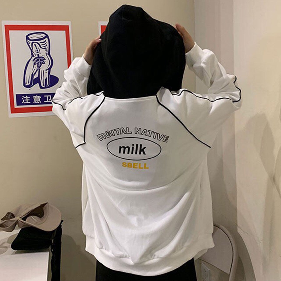 ÁO HOODIE - ÁO KHOÁC NỈ NGOẠI Milk (HD1340 - Sbell) (KHOÁT STORE) | BigBuy360 - bigbuy360.vn