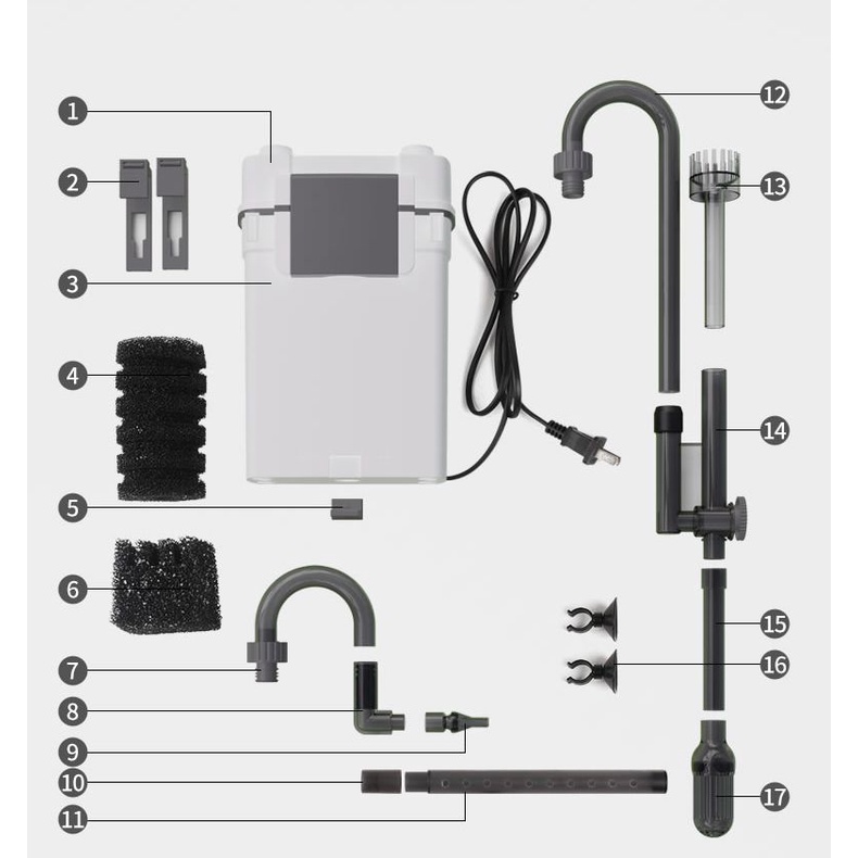 Lọc Treo Kèm Lọc Váng Sunsun XBL-300 XBL400 XBL500 XBL600 - Lọc Sunsun Xiaoli XBL Bể Cá