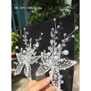 Phụ kiện cưới, hoa cài cô dâu