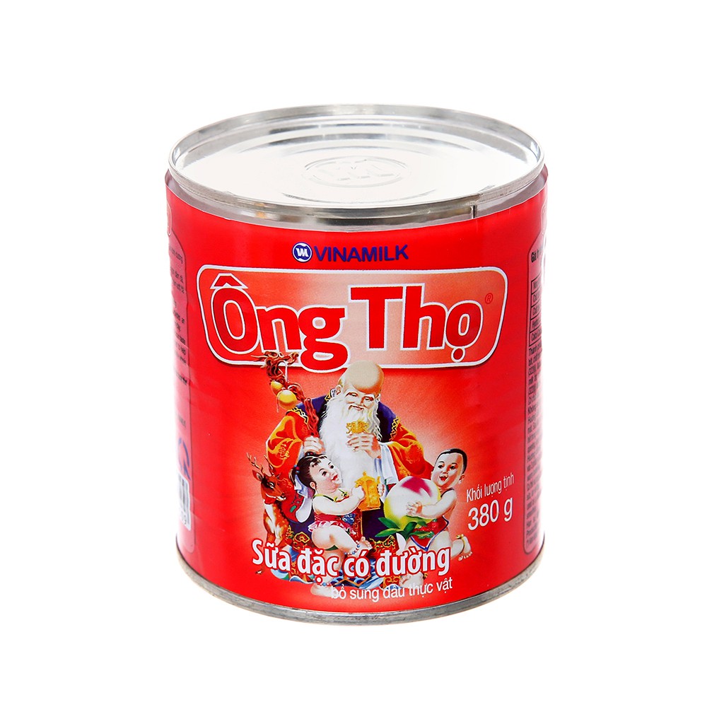 Sữa đặc có đường Ông Thọ đỏ lon 380g