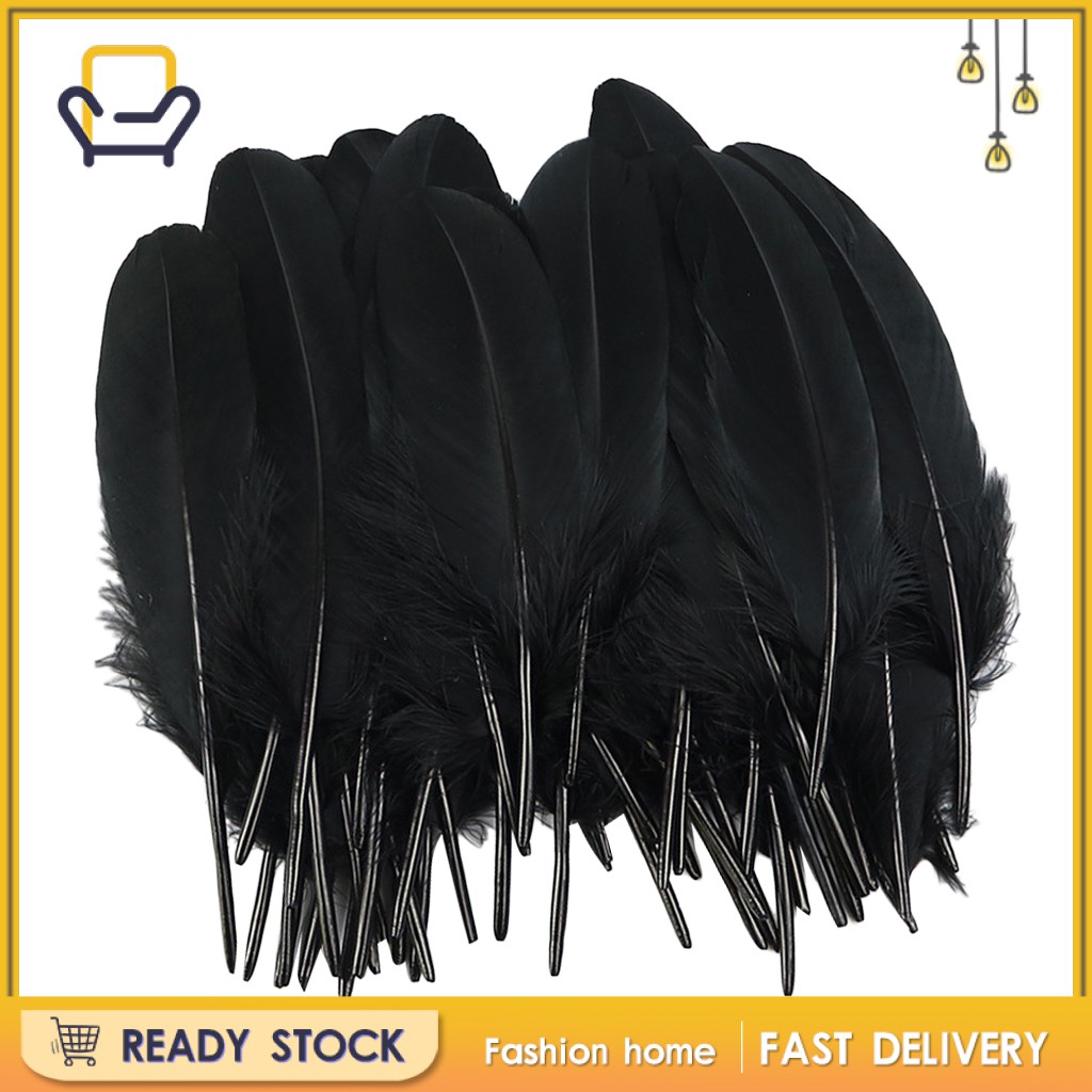 Lông Vũ Màu Đen 50x 4-8inch Trang Trí Nhà Cửa lông vũ giá rẻ - hơn