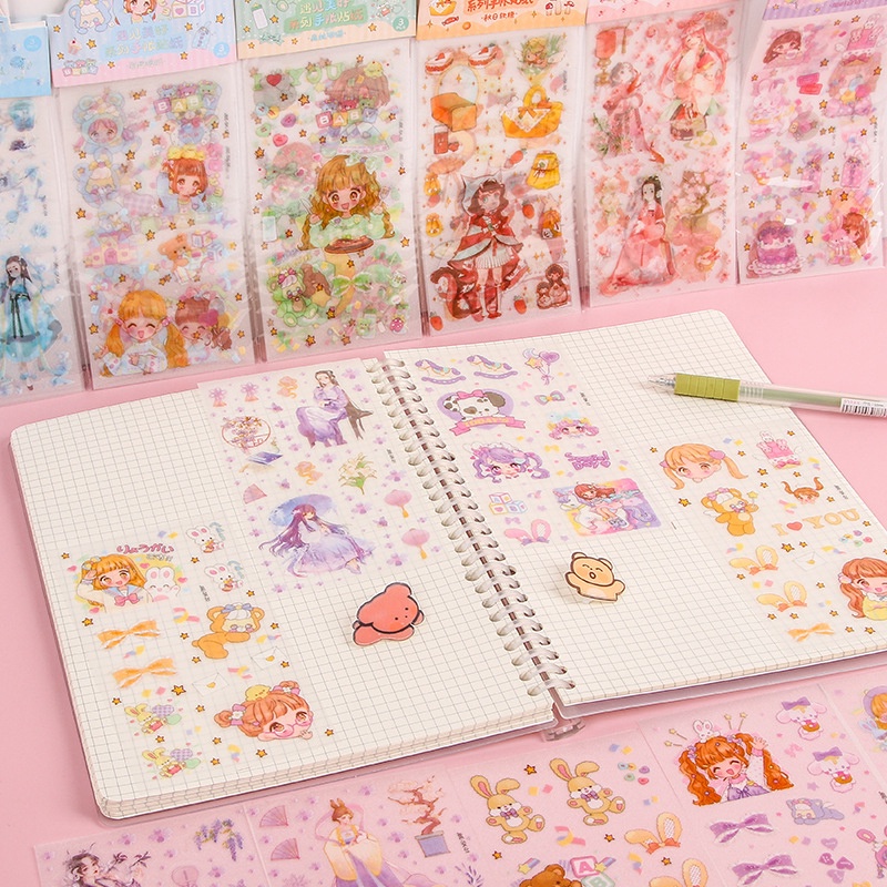 Sticker Dán Trang Trí Nhiều Màu Sắc DIY