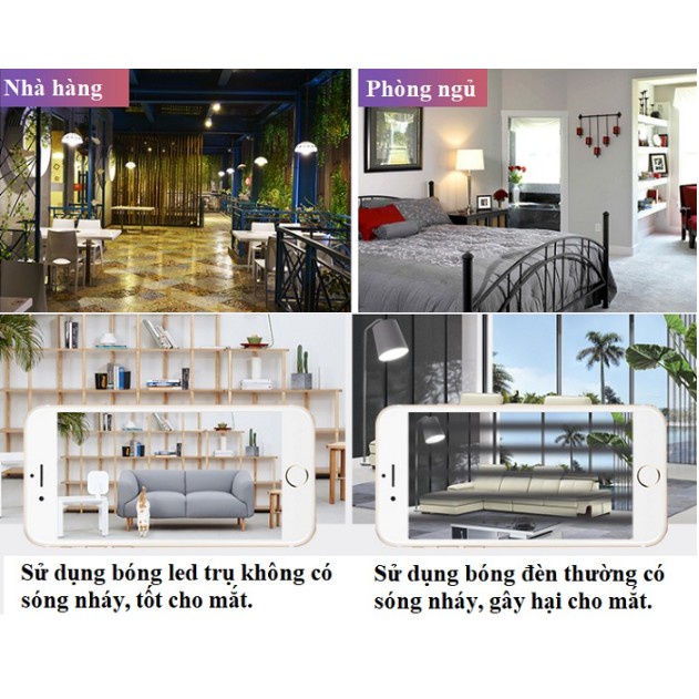 Bộ 5 bóng đèn led trụ 35w kín nước siêu sáng siêu bền