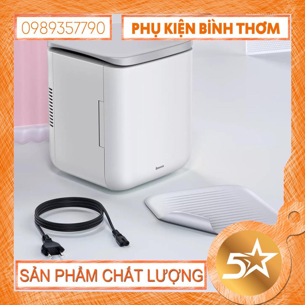 Tủ Lạnh Mini Baseus 6L Tủ Lạnh Đa Chức Năng Sưởi Ấm Và Làm Lạnh Với Dây Nguồn AC / DC Chính Hãng