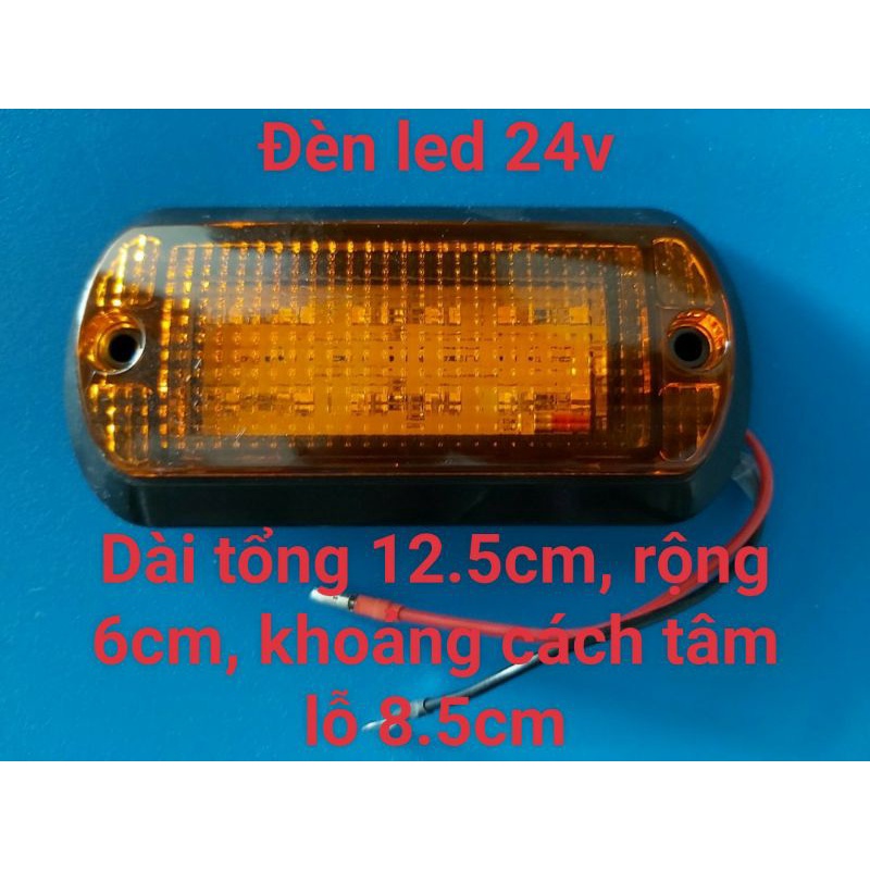 Đèn led xi nhan hông xe bus, xe tải 24v chính hãng