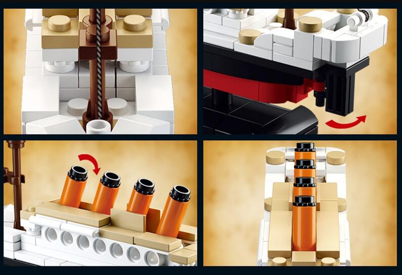 Bộ Đồ Chơi Lego Xếp Hình Tàu Titanic Thú Vị Cho Bé