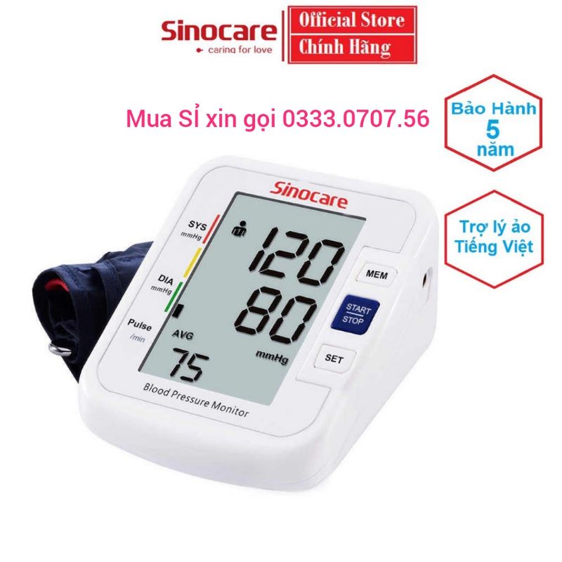 Máy đo huyết áp bắp tay BA-801 Sinoheart