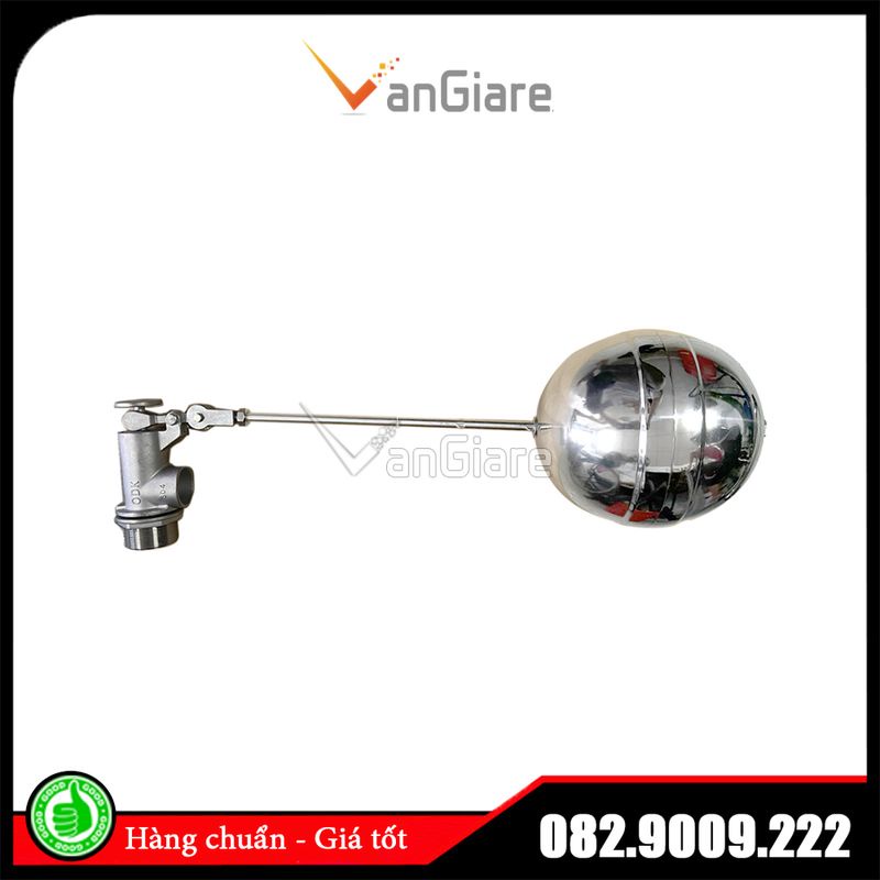 Van phao cơ inox 304 phi 76 90 114 - van phao chống tràn nước