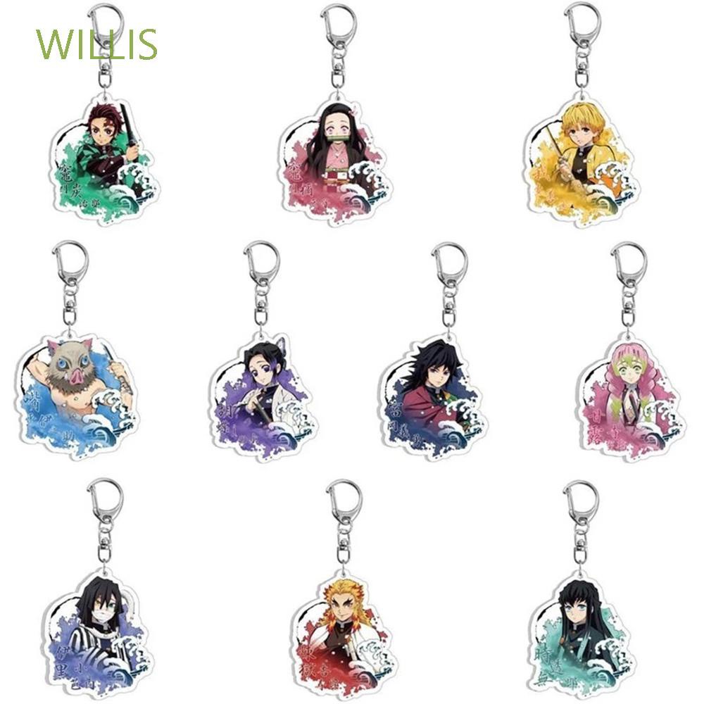 Móc Khóa Acrylic Hình Nhân Vật Anime Kimetsu No Yaiba Nezuko Dễ Thương