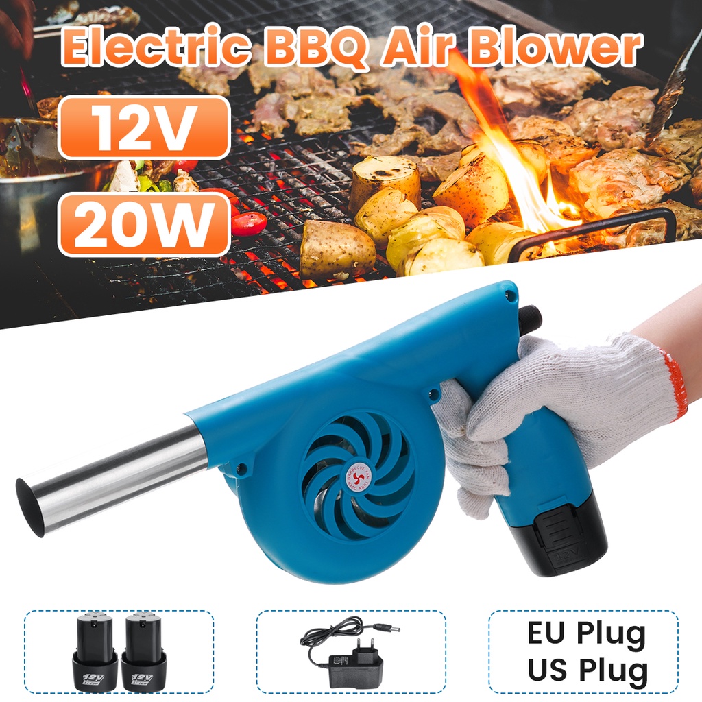 Quạt Điện Thổi Lửa Nướng BBQ Không Dây Sử Dụng Pin Lithium