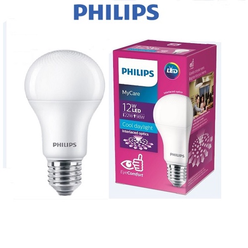 Bóng đèn Philips LEDBulb 12W E27 1CT/12APR- Ánh sáng trắng, Ánh sáng vàng
