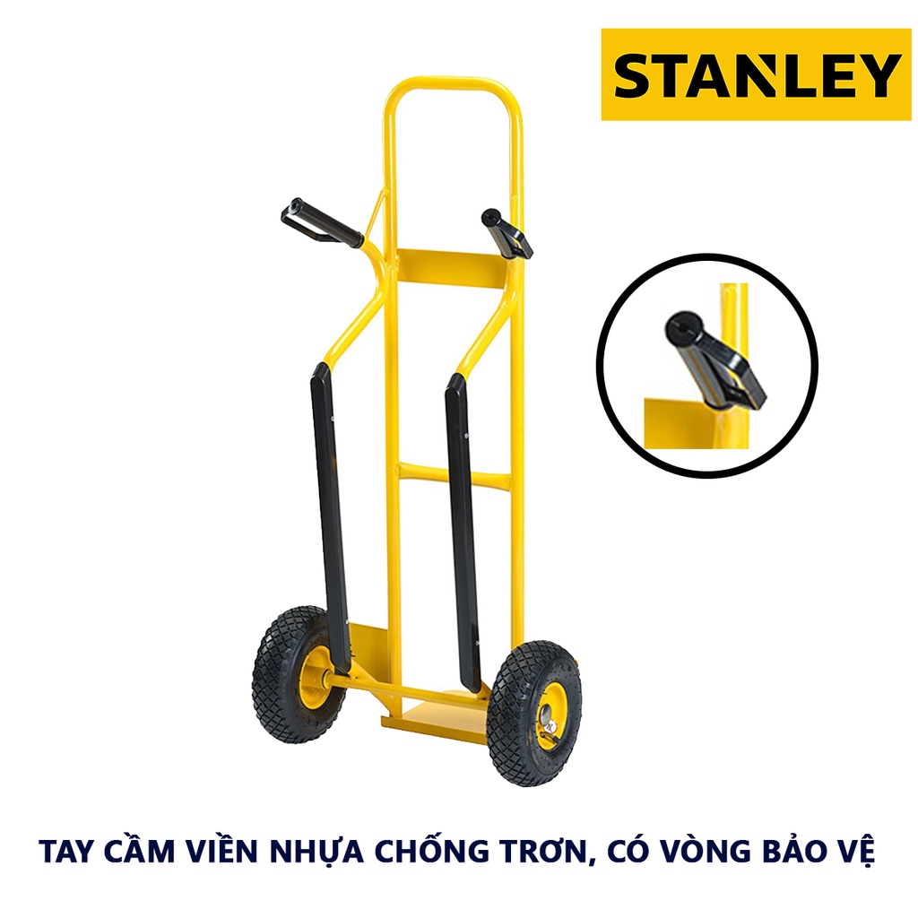 Xe đẩy hàng 2 bánh Stanley SXWTC-HT524 Xe đẩy tay kích thước 500x1190x550 mm tải trọng 250kg - chính hãng - xsafe