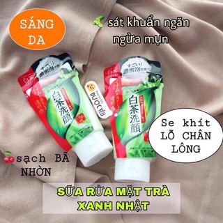 🌿 🌿Sữa rửa mặt trà xanh Rohto Shirochasou Nhật Bản 120g 🌿 🌿