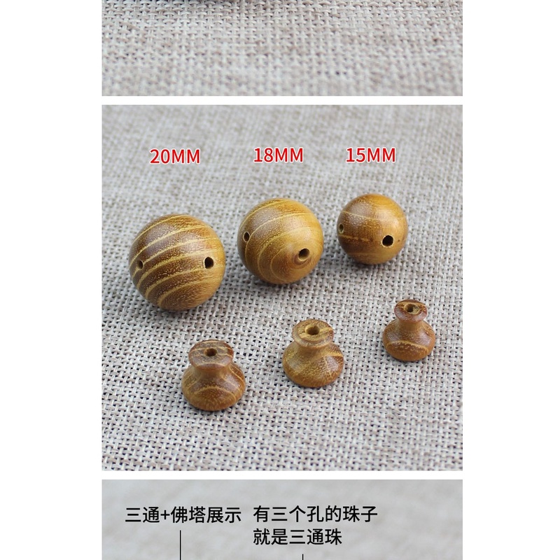 Phụ Kiện Hạt Gỗ Đàn Hương Dùng Làm Vòng Tay/Vòng Tay Kiểu Phật Giáo diy