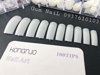 Hộp 100 móng tips dẻo, phom đẹp, mỏng