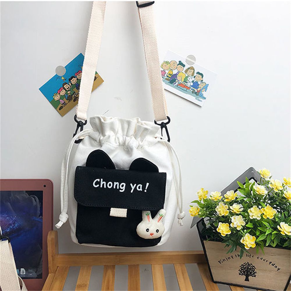 Túi đeo vai/ đeo chéo bằng vải nylon thời trang sành điệu dễ thương cho nữ