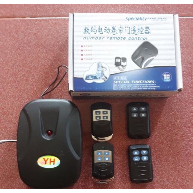 Hộp điều khiển cửa cuốn YH ( gồm 2 remote )