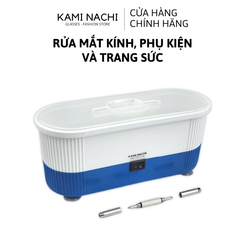 Máy rửa vệ sinh chuyên dụng KAMI NACHI dành cho mắt kính, phụ kiện thời trang, trang sức