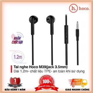 Tai Nghe Có Dây Nhét Tai In-ear Hoco M39 - Tai nghe Điện Thoại Chính Hãng BH 1 năm
