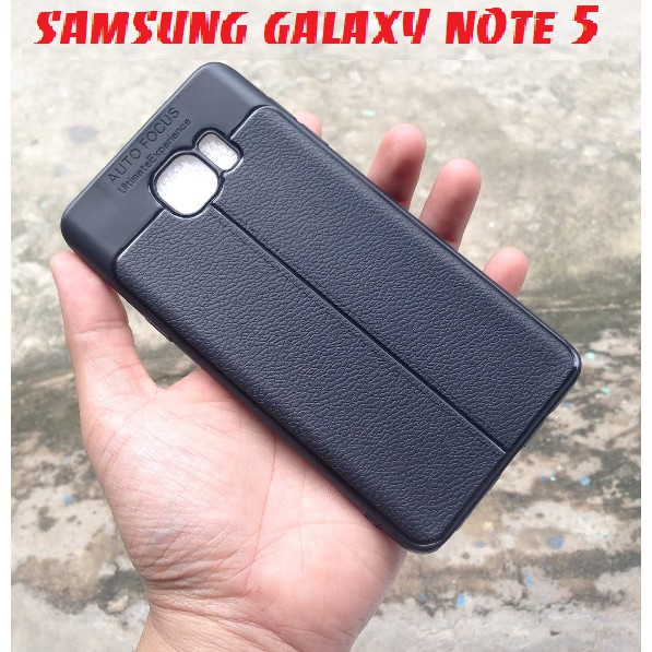 GALAXY Note 5_Ốp nhựa dẻo da Autofocus chống sốc