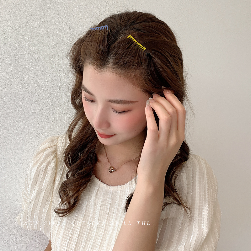 Lược cài tóc mái hợp kim chống trượt thời trang hàn quốc