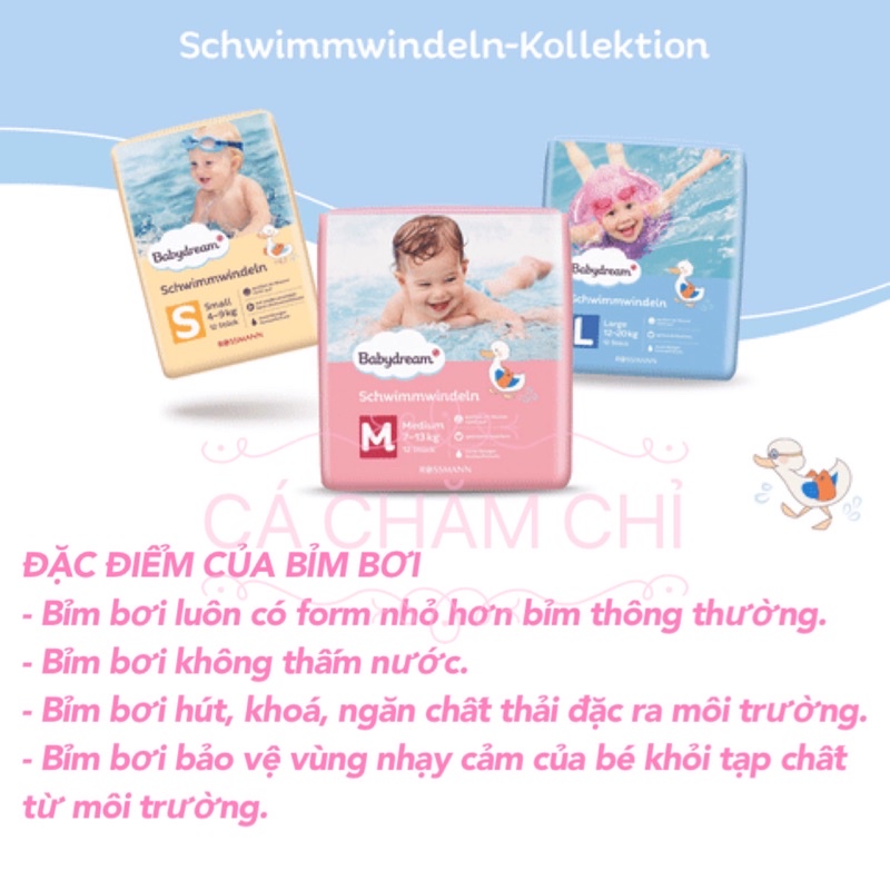 Bán lẻ bỉm bơi Babylove Đức cho bé đủ size S(4-9kg),M(7-13kg),L(12-25kg), date 2027