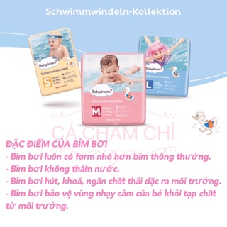 Bán lẻ bỉm bơi Babylove Đức cho bé đủ size S(4-9kg),M(7-13kg),L(12-25kg), date 2027