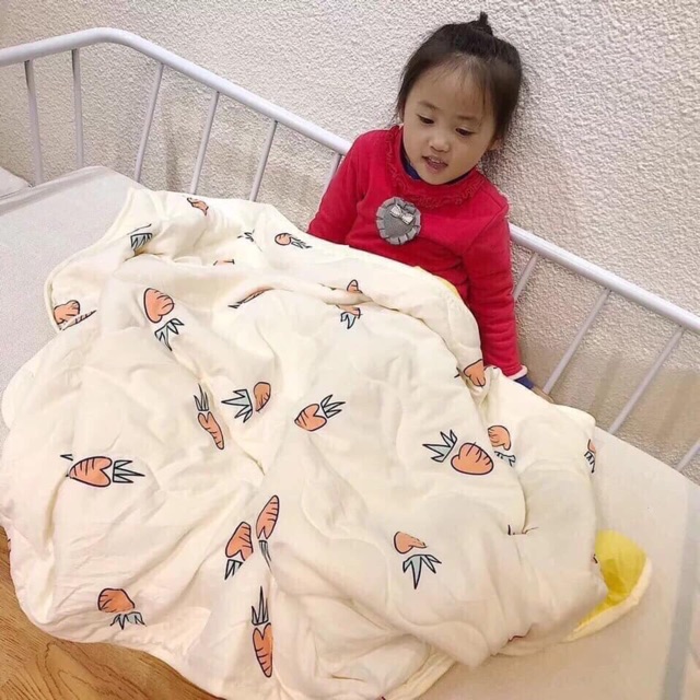 Chăn đũi cotton cho bé - Đắp hè, đắp thu đều được - Nhiều hình đáng yêu