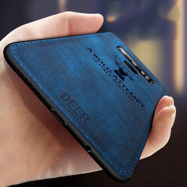Ốp lưng Samsung Note 9 / Note 10 Plus / Note 20 Ultra / Note 8/ S22 Ultra chống sốc Vải   Deer hươu thời trang cao cấp